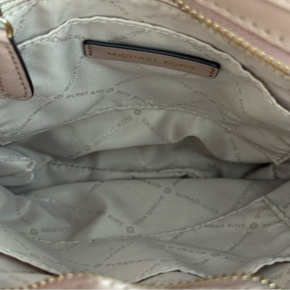 Michael Kors Pink Crossbody Bag with Gold-Tone Hardware - Picture 8 of 12